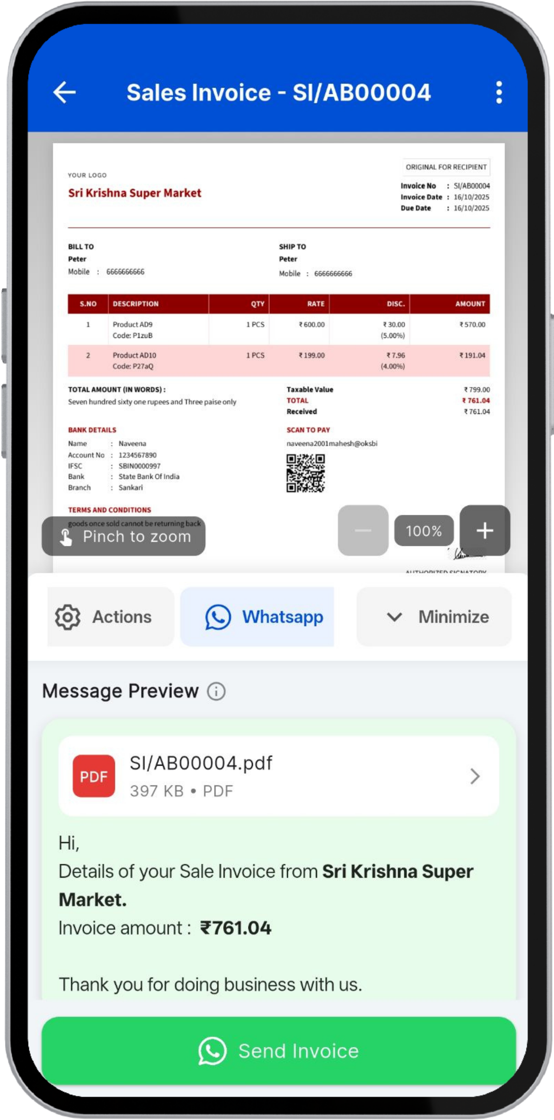 Billplus billing software dashboard