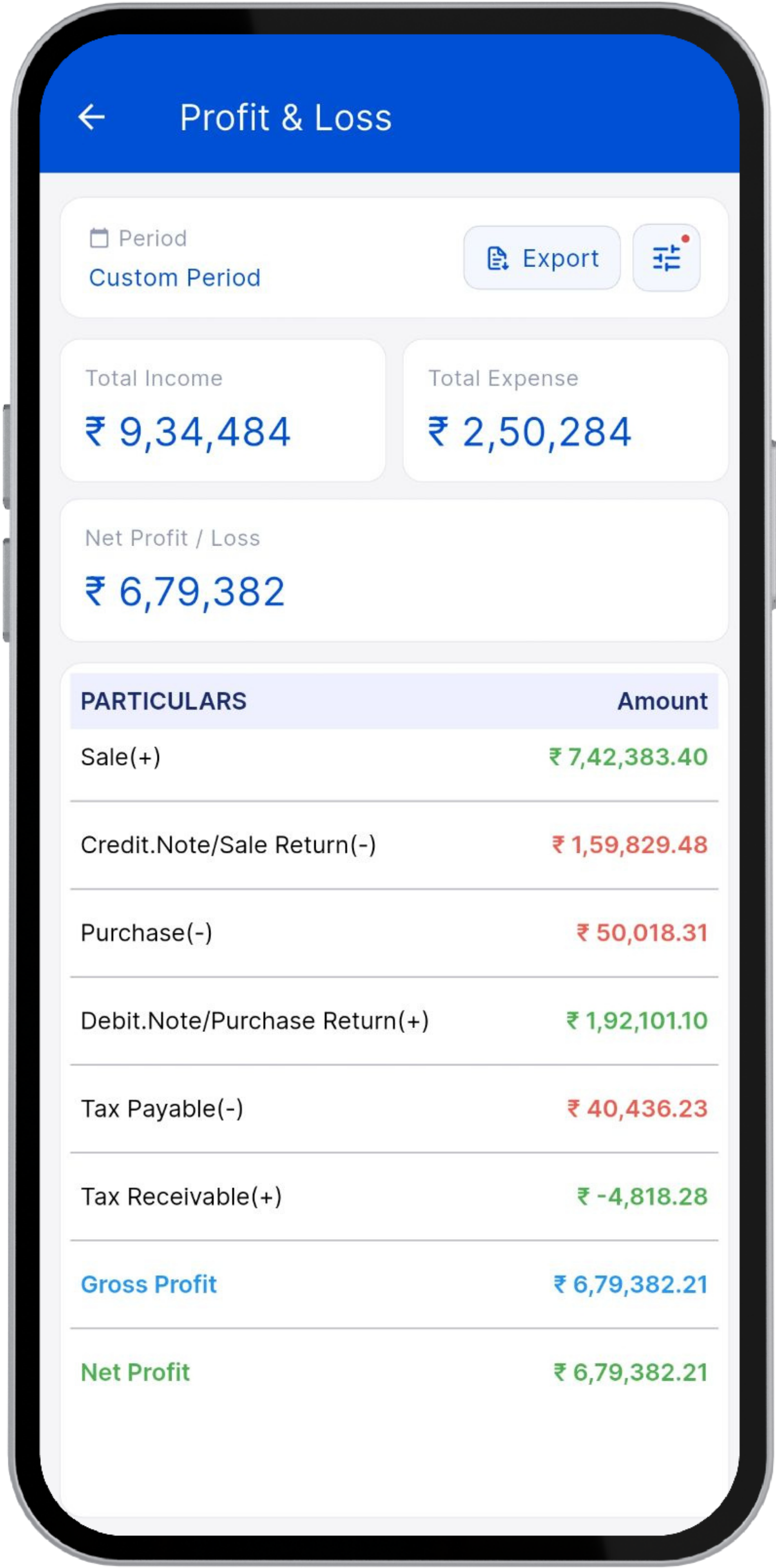 Manage GST invoices with Billplus software